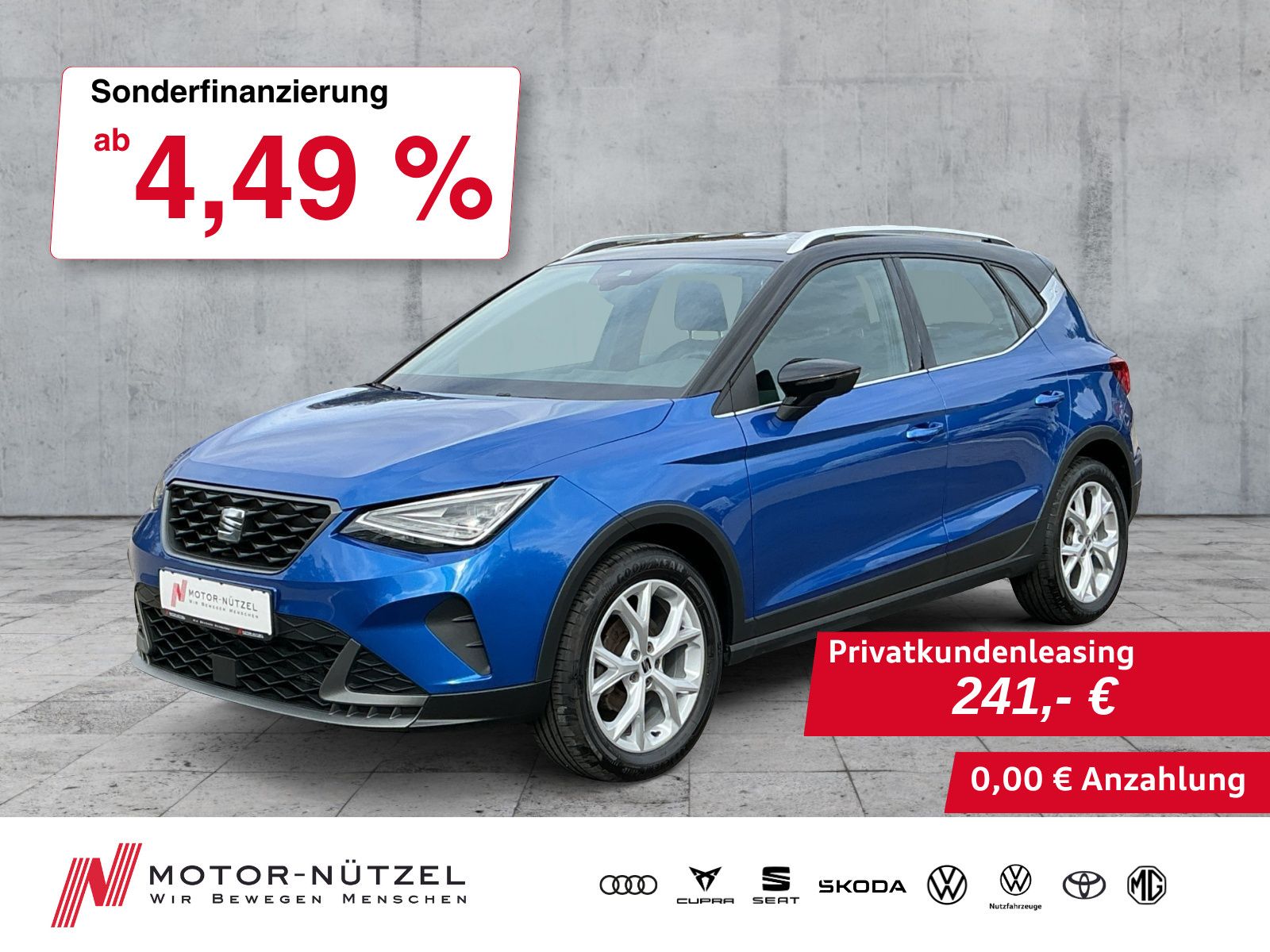 Seat Arona FR 1.0 TSI LED+PDC+GRA+SHZ+DAB+