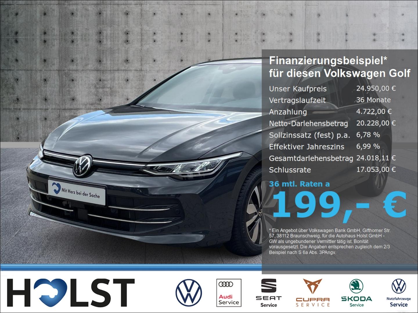 Volkswagen Golf VIII 1.5TSI Goal, GJR, RüFaKa, AHK