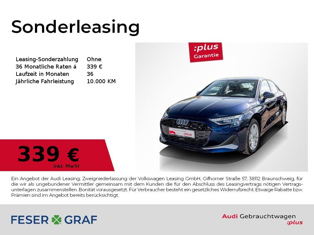 Audi A3 Limo TFSI S tronic adv./LED/PDC+/AHK/Navi+