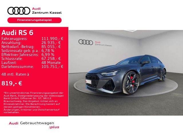 Audi RS 6 Av. 4.0 TFSI qu. Laser B&O HuD StandHZG AHK