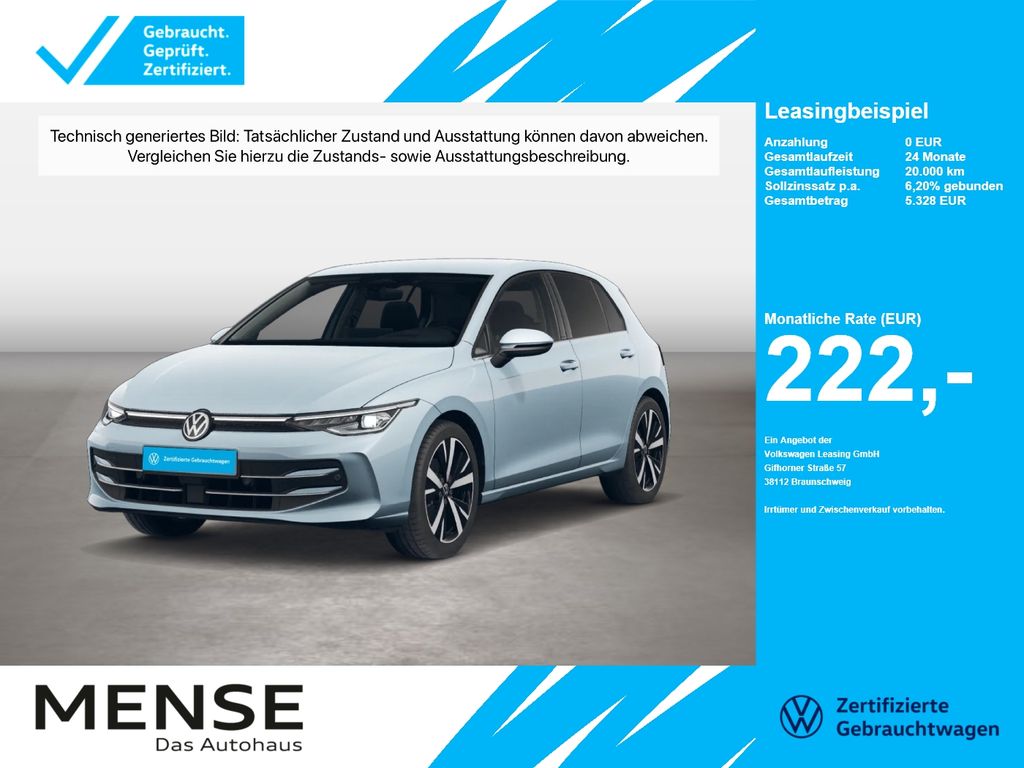 Golf VIII 2.0TDI DSG Style CarPlay HUD Standhzg