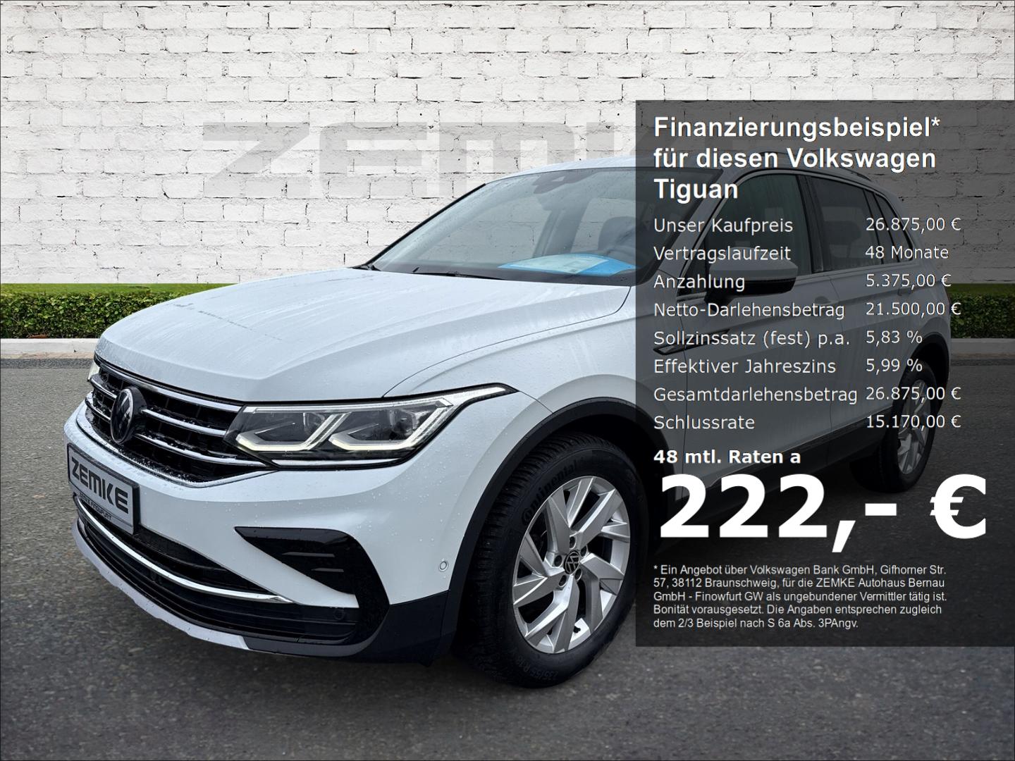 Volkswagen Tiguan 2.0 TDI DSG Elegance Navi Digitales Cockp