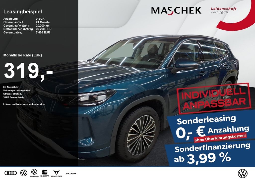 Volkswagen Tayron Life 2.0 TDI AHK 7-Sitze Navi RearView