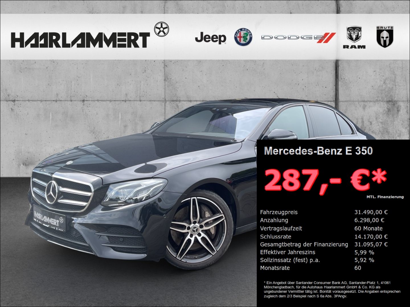 MERCEDES-BENZ E 350 NUR GEWERBE+AMG LINE+VOLL+PANO+STHZ+LEDER+