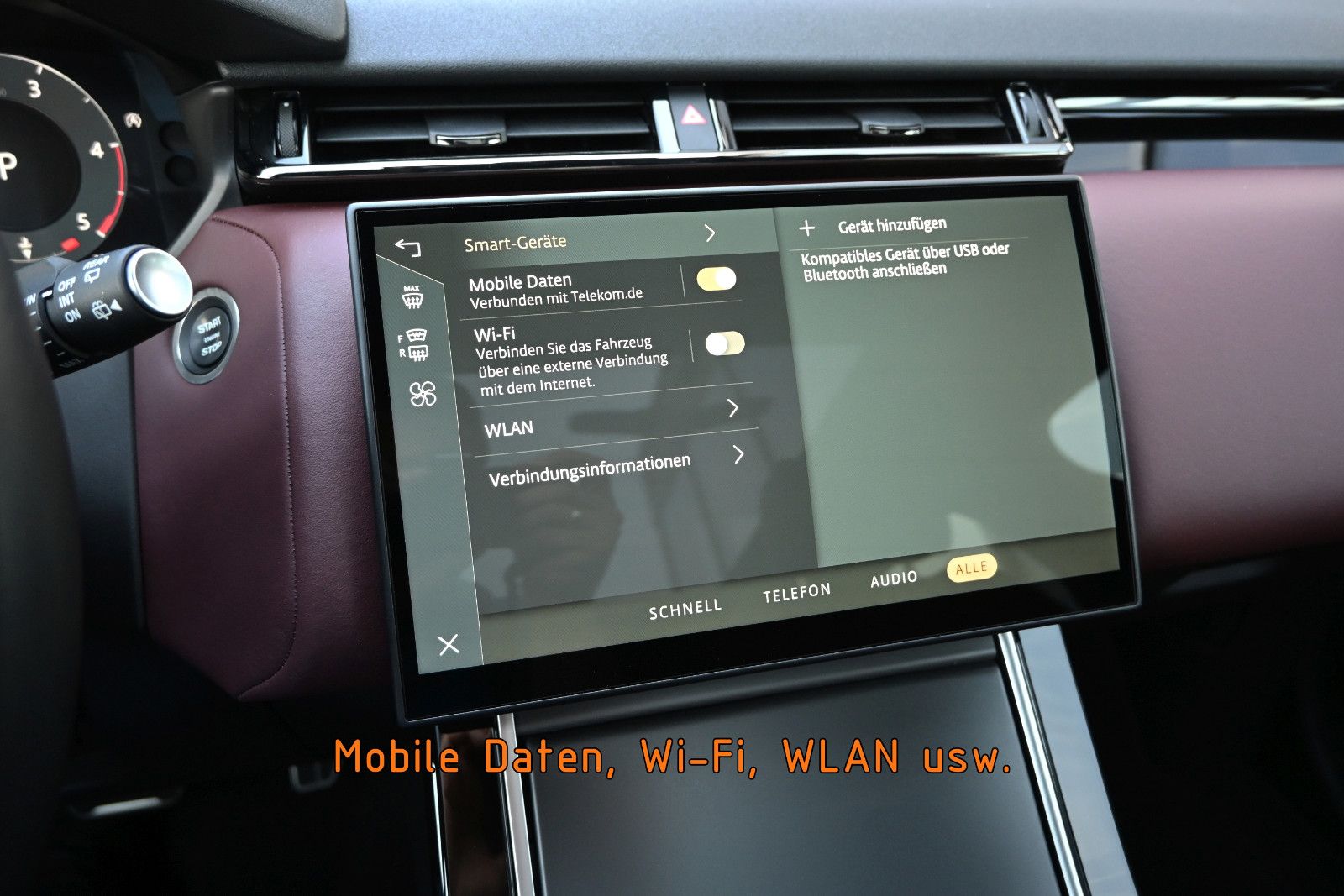 Fahrzeugabbildung Land Rover Range Rover Velar D300 DYNAMIC HSE °UVP 112.884€