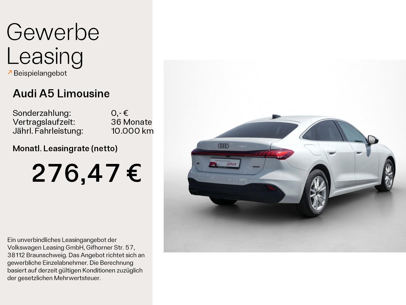 Audi A5 Limousine 40 TDI quattro 360°*ACC*Matrix*AHK*