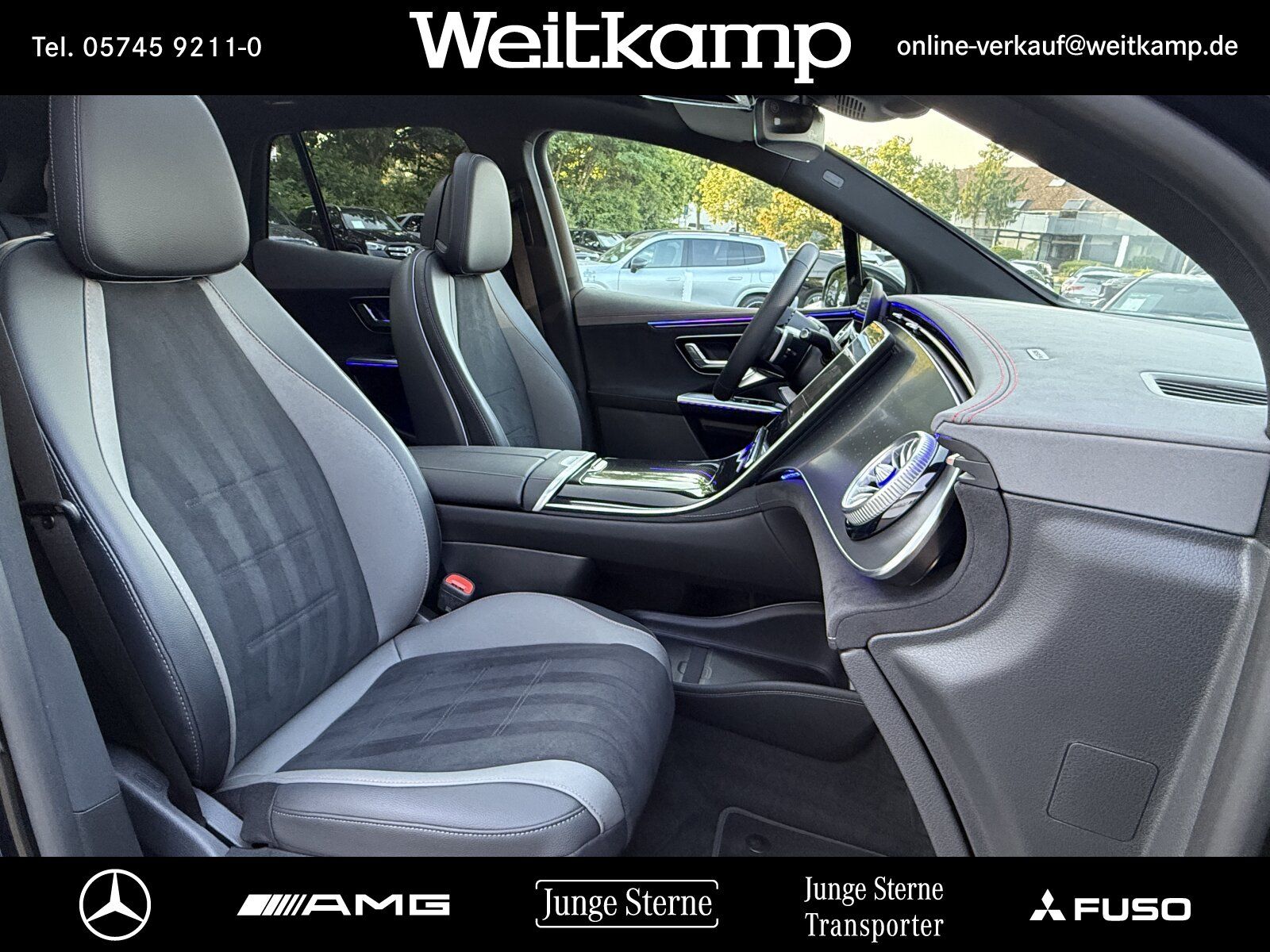 Mercedes-Benz EQE 350 4MATIC SUV AMG HA-LENKUNG PANO DISTRONIC foto 4