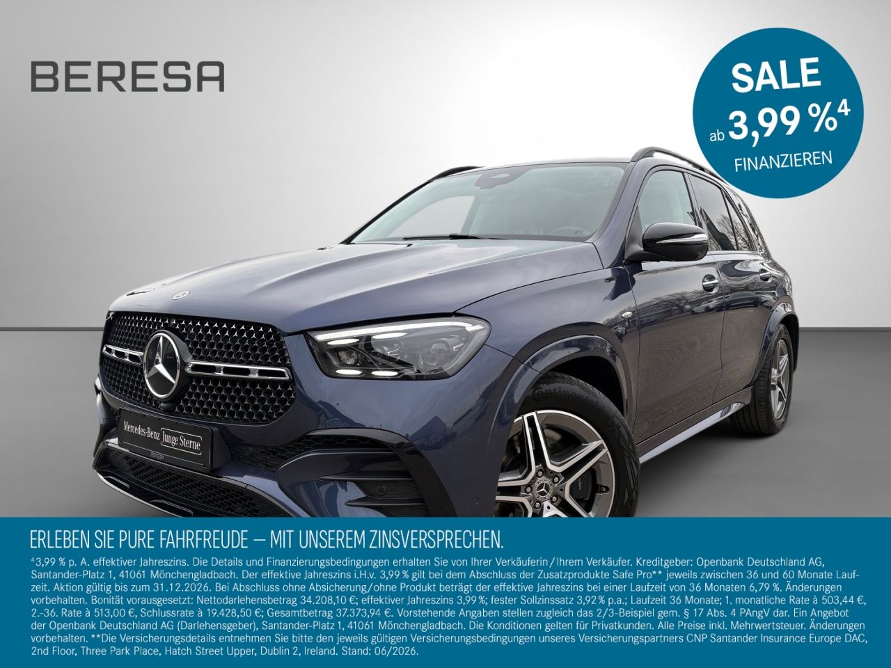 MERCEDES-BENZ GLE 350 de 4M AMG Night Pano AHK Distronic 360