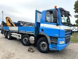 DAF CF 85.360 8x2 PRITSCHE 7m35 + KRAN EFFER 165-3S - stationäre Effer Kräne