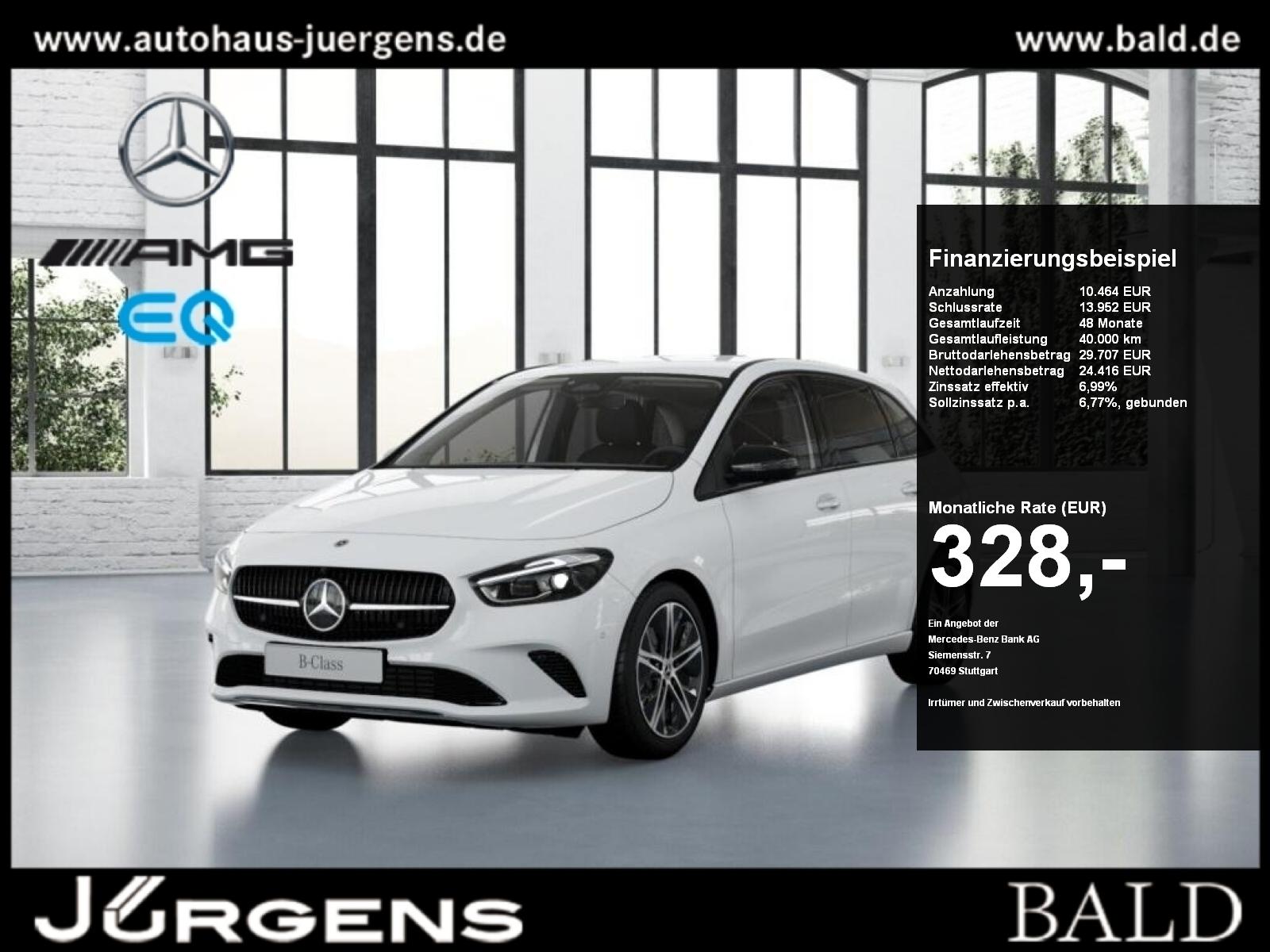 Mercedes-Benz B 200 Progressive/Night/MBeam/360/Distr/Totw/18'