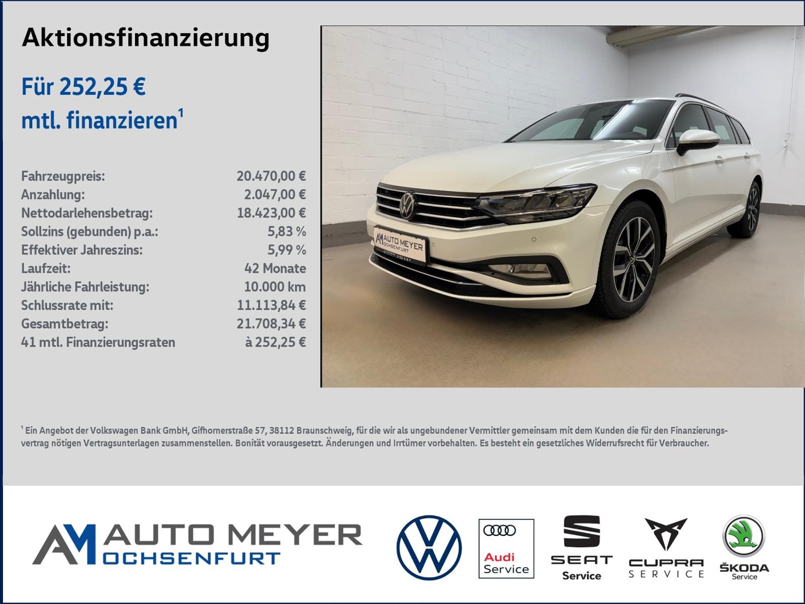 Volkswagen Passat Variant 2.0 TDI DSG Business Navi LED ACC