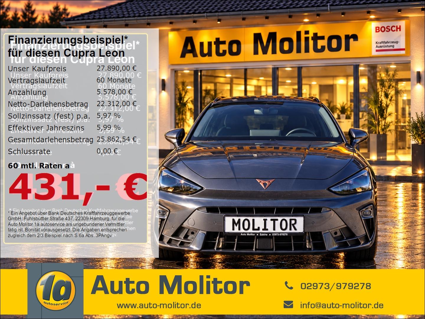 Cupra Leon ST 1,5 eTSI Navi Digi.Cock. ACC LED, SZH Bl