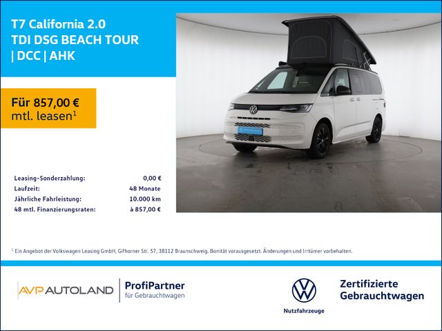 Volkswagen T7 California 2.0 TDI DSG BEACH TOUR | DCC | AHK