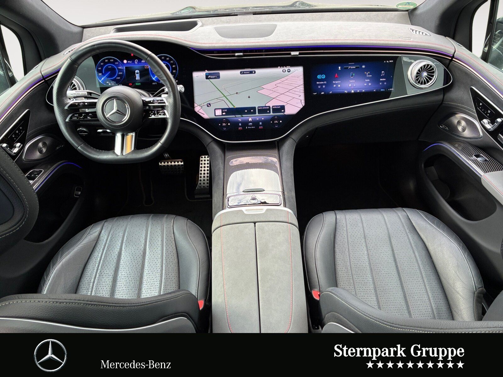 Mercedes-Benz EQS 580 4M SUV 7 Sitze AMG'Pano'Night'AHK'360°K foto 10