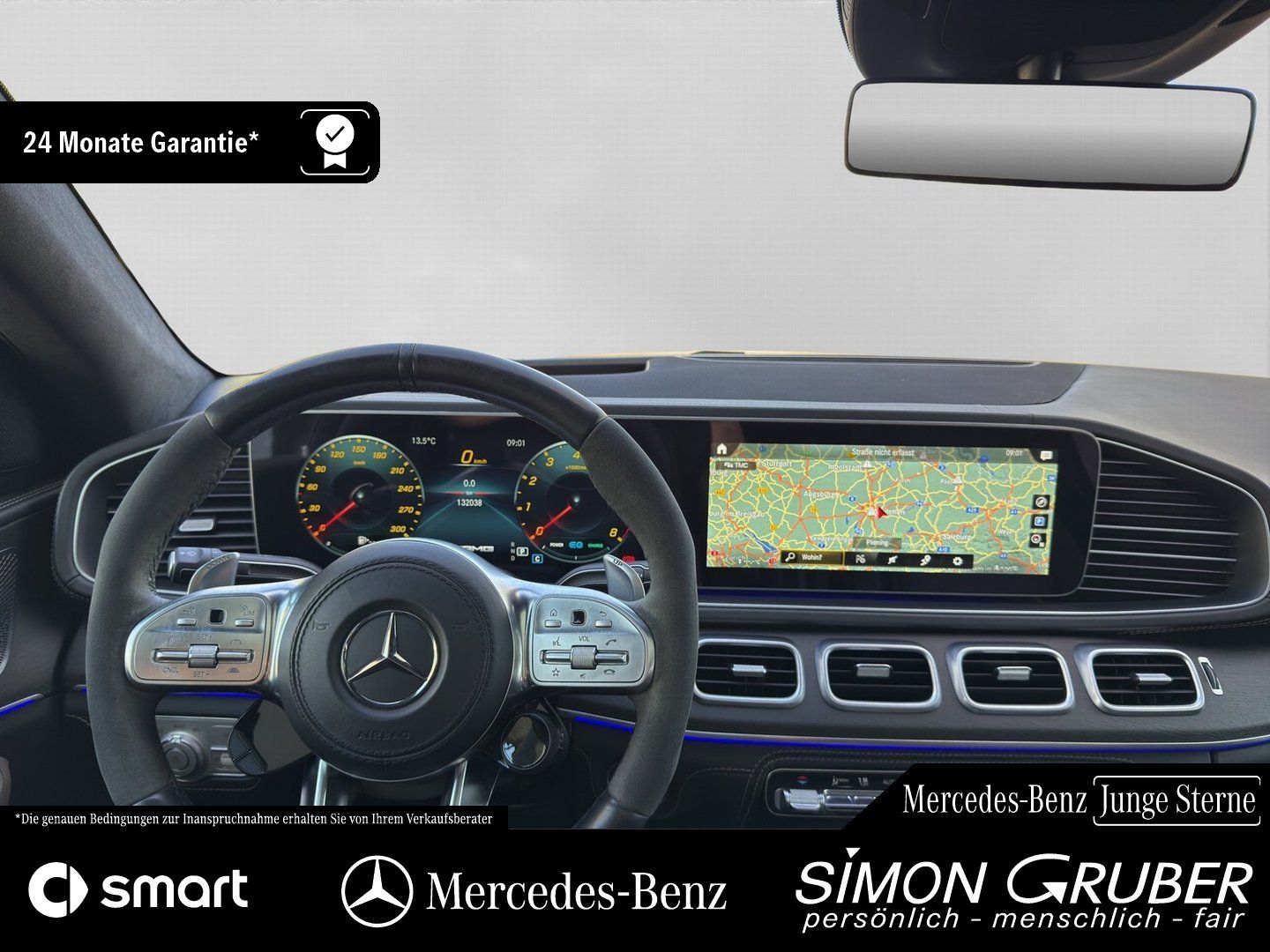 Fahrzeugabbildung Mercedes-Benz GLE 63 S 4M Coupé Pano AHK Burmester Drivers 360