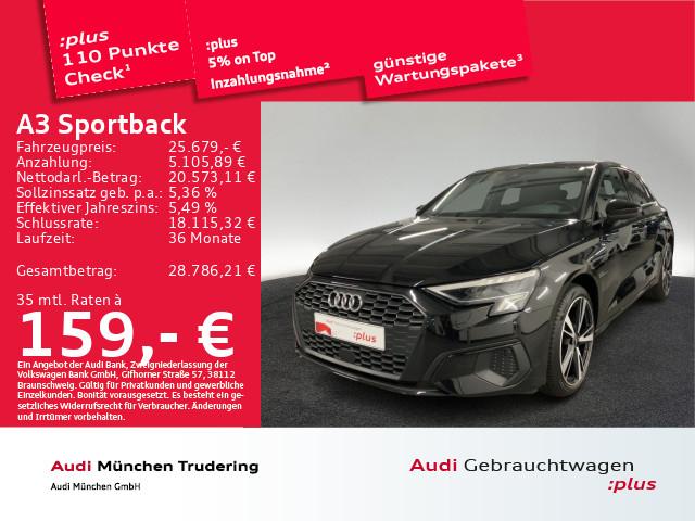 Audi A3 Sportback 30 TFSI S tronic ACC/Virtual/Navi+