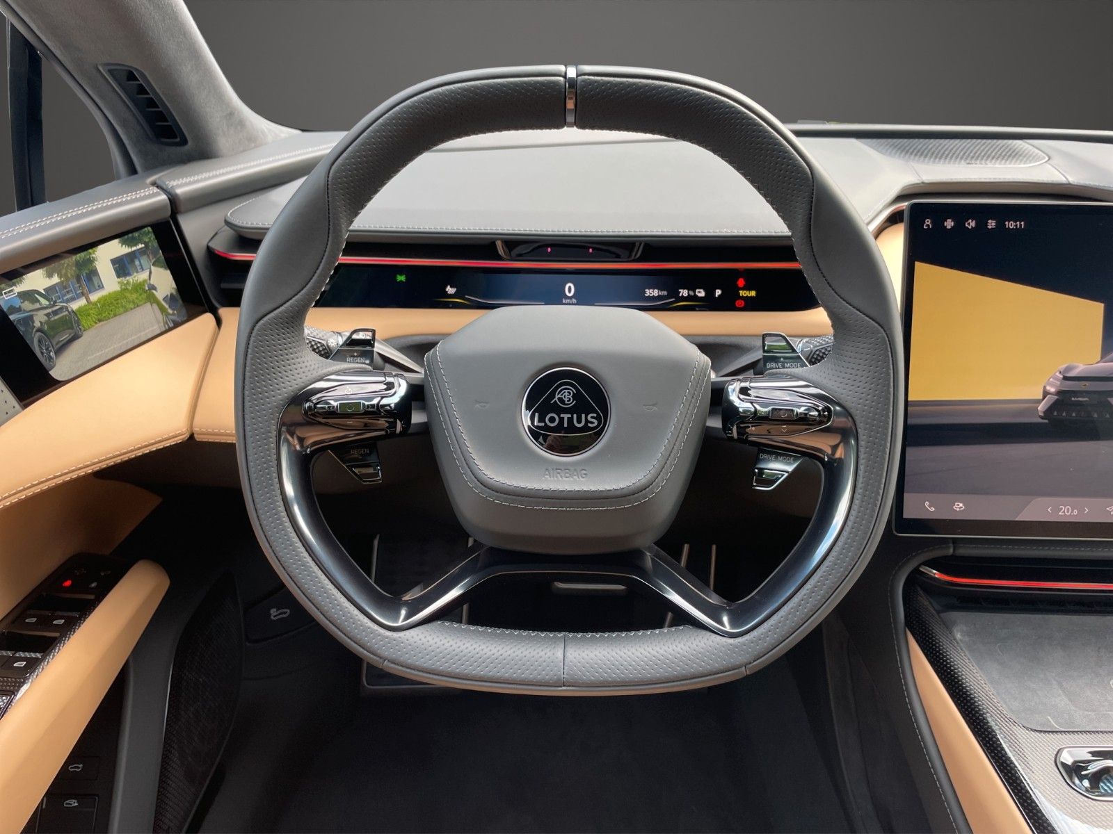 Fahrzeugabbildung Lotus Emeya 600 Sport SE Innen Gold Carbon Sitzschalen