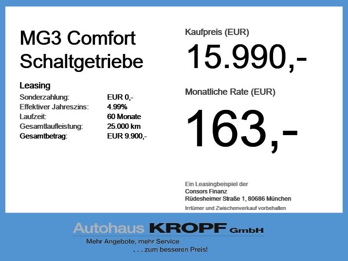 MG MG3 - Bild 4