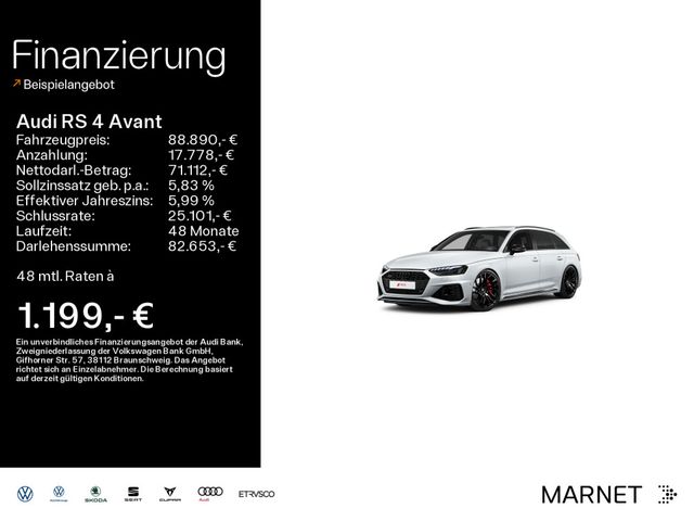 Audi RS 4 Avant quattro*Navi*Matrix*B&O*RS Dynamikpak