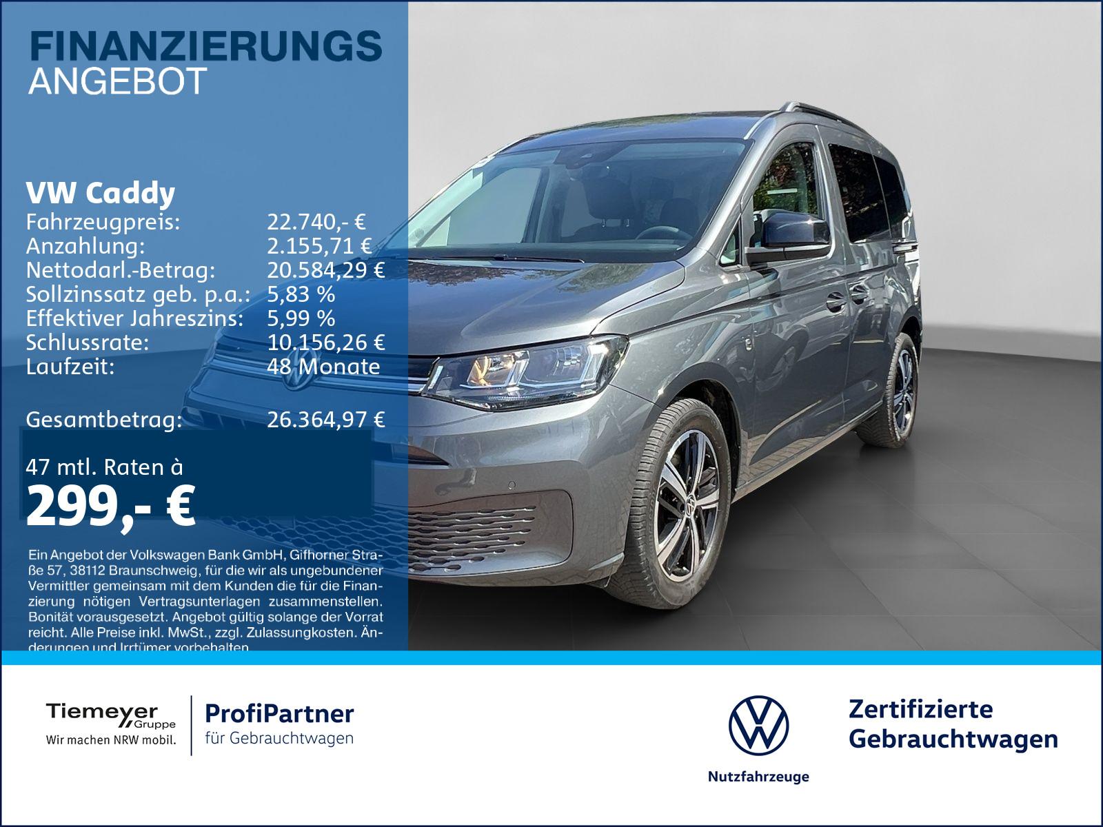 Volkswagen Caddy TSI LIFE KAMERA CLIMATRONIC ALLWETTER