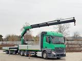 Mercedes-Benz ACTROS 2645 * FASSI F345.24 + FUNK + Anhänger - Autotransporter Anhänger
