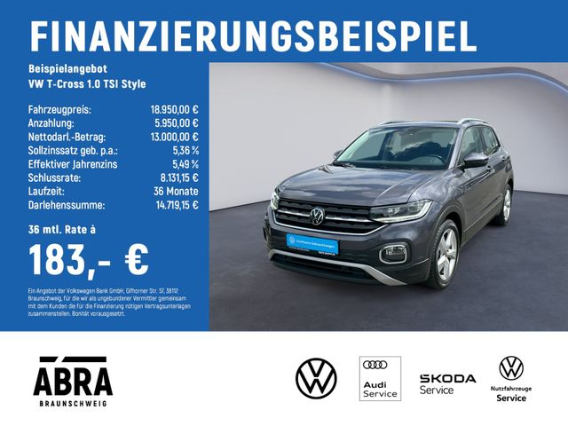 VW T-Cross 1.0 TSI Style LED+NAV+CAM+SHZ+LANE