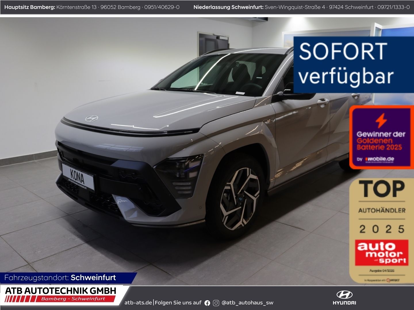 Fahrzeugabbildung Hyundai KONA N-Line Hybrid 1.6 GDI (138 PS) DCT Navi Dig