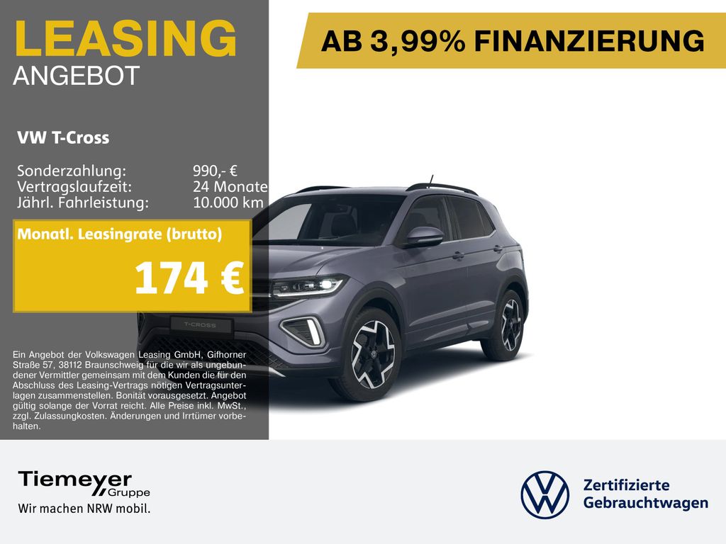 T-Cross 1.0 TSI R-LINE MATRIX LM17 NAVI ASSIST