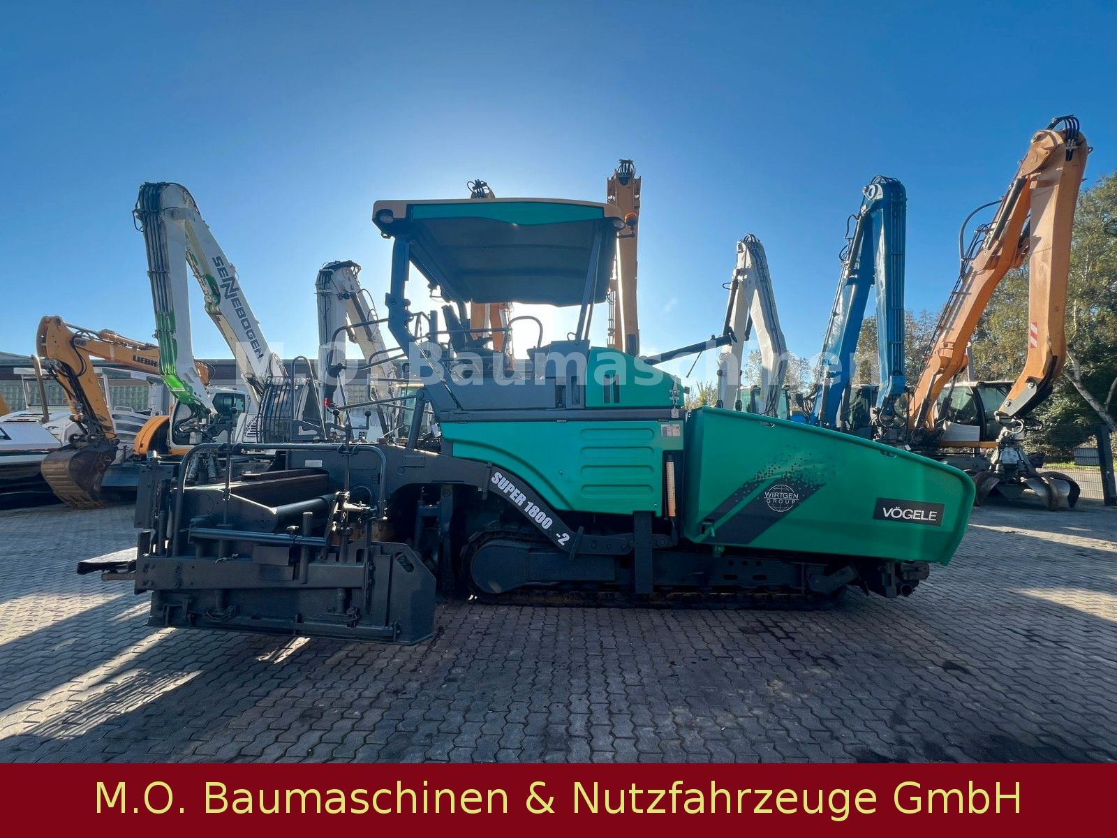 Fahrzeugabbildung Vögele Super 1800-2 / 2x Display / 2x Sensor /2x 50 cm/