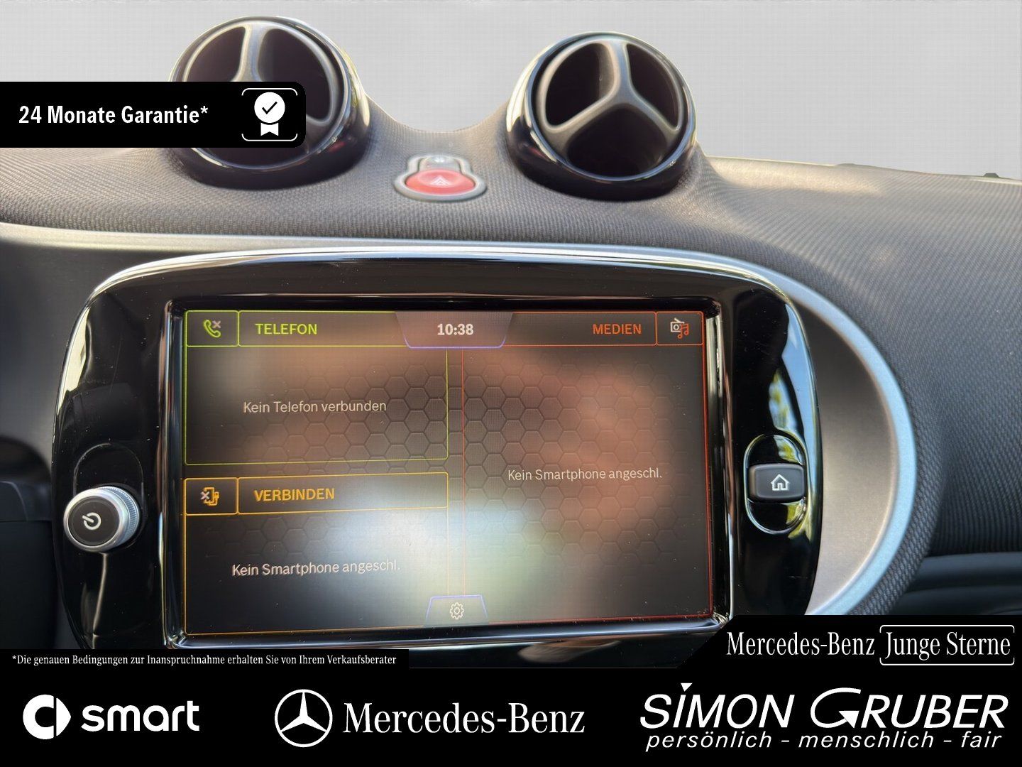 Fahrzeugabbildung Smart fortwo EQ Cabrio Exclusive Winter VollLED Kamera