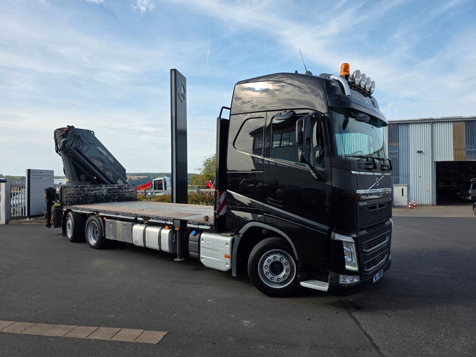 Fahrzeugabbildung Volvo FH 500 6x2 Heckkran MKG HLK 531 HP a5 Funk