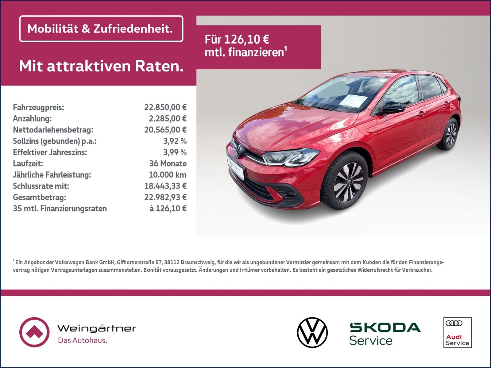 Polo 1.0 TSI Goal, AHK, Navi, RearView, App