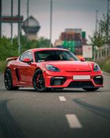 Porsche 718 Cayman GT4 PDK Clubsport Indischrot Bose - Porsche Cayman aus 2021