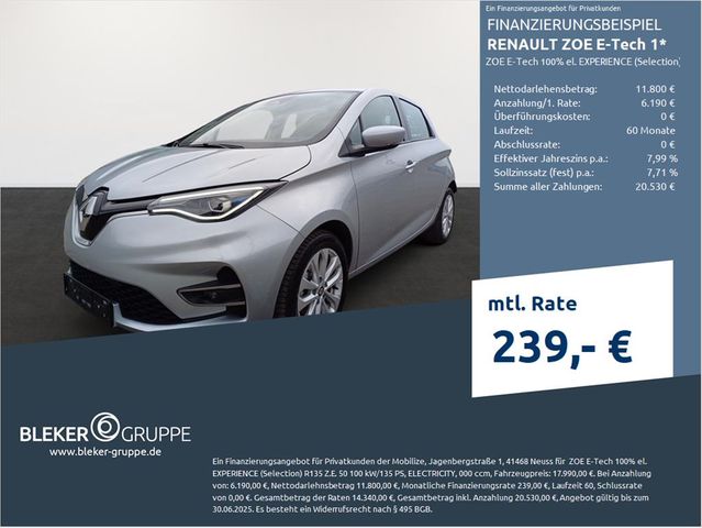 Renault ZOE E-Tech 1 00% el. EXPERIENCE (Selection) R13