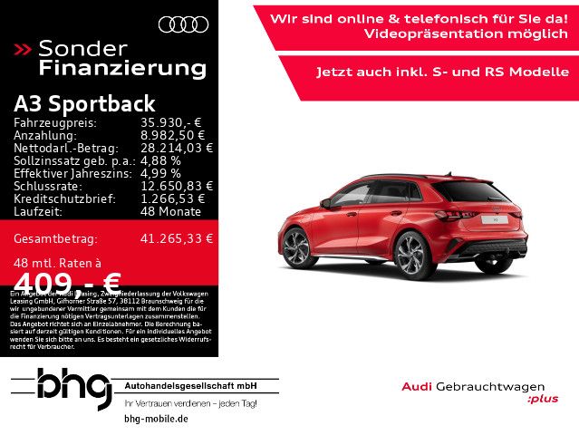 Audi A3 Sportback S line 40 TFSI e imagem 2