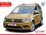 Volkswagen Caddy 1.0 Comfortline Sitzheizung Klimaaut. PDC - mit Benzin-Antrieb: Gelb, Van