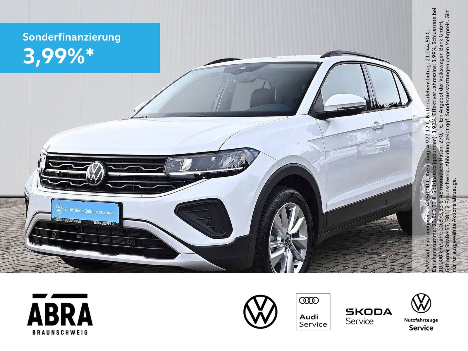 Volkswagen T-Cross 1.0 TSI Life LED+NAVI+LANE+ACC+PDC+APP