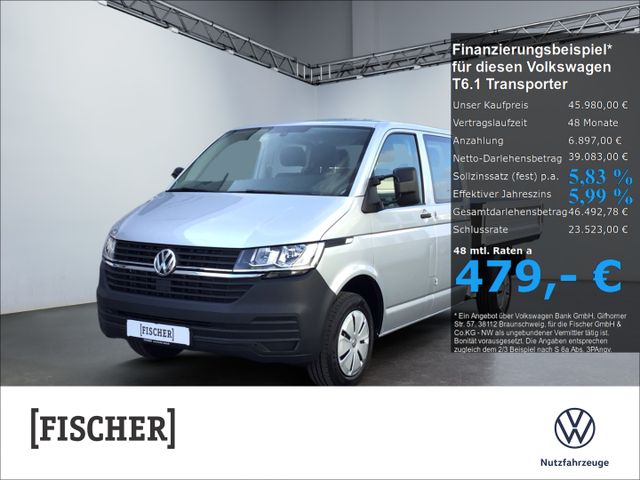 Volkswagen T6.1 Transporter 2.0TDI Pritsche Doka lang DAB T