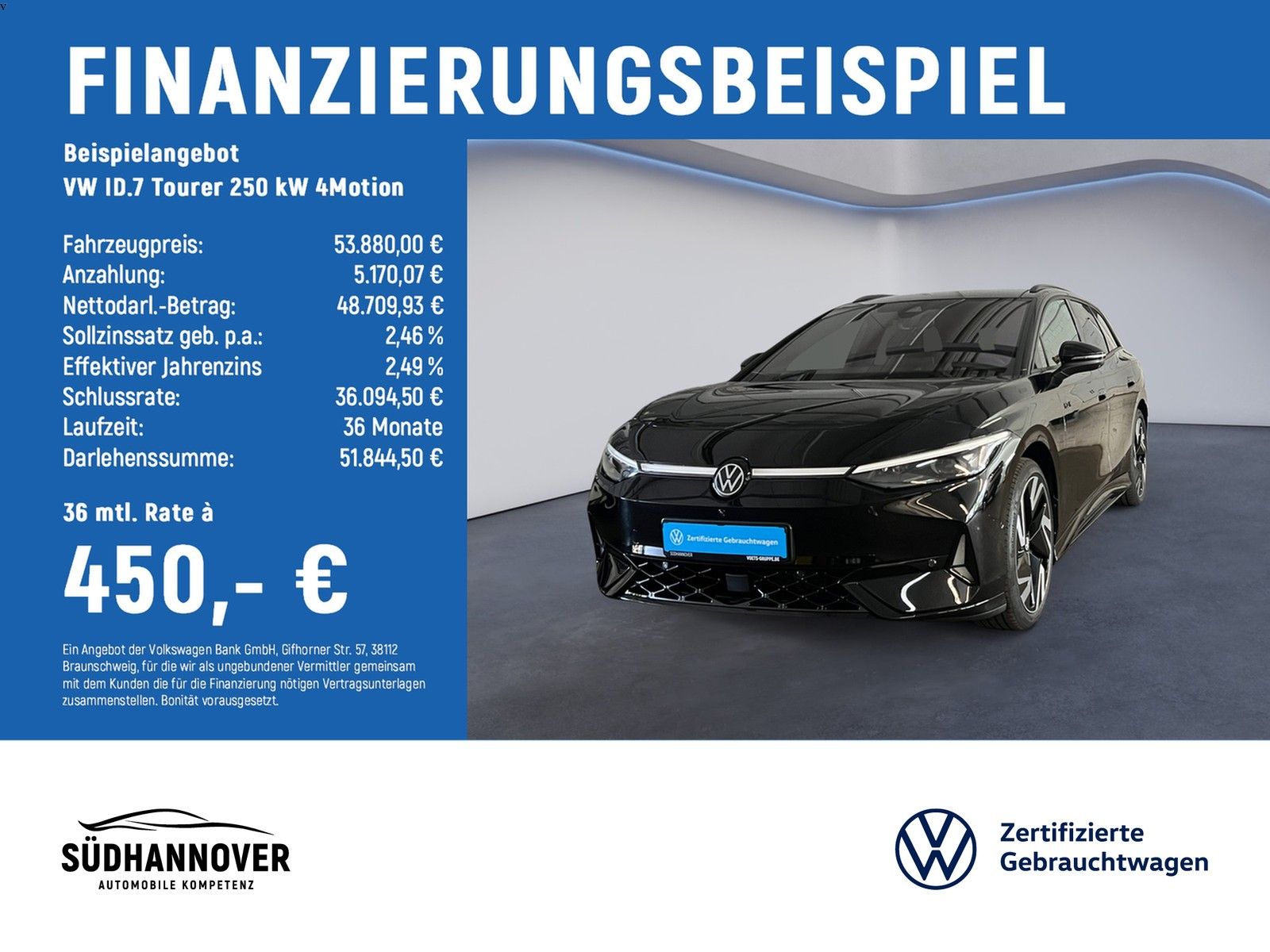 Volkswagen ID.7 Tourer 250 kW 4Motion GTX MATRIX-LED AreaV foto 1