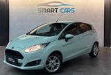 Ford Fiesta Titanium*Klima*PDC*SHZ*1.Hand*USB* - mit Diesel-Antrieb: Grün, Kleinwagen