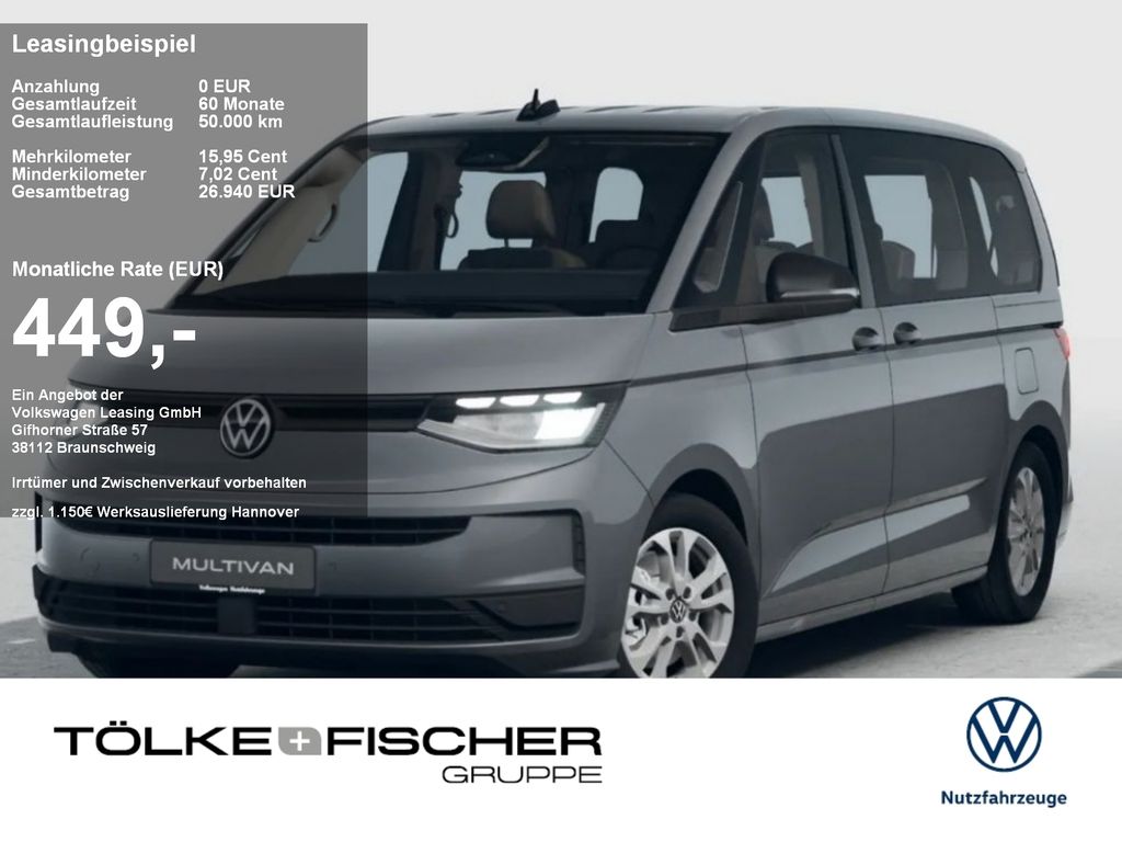 Abbildung Leasingangebot Volkswagen T7 Multivan Trend eHybrid ACC AUT Kam. Virtual