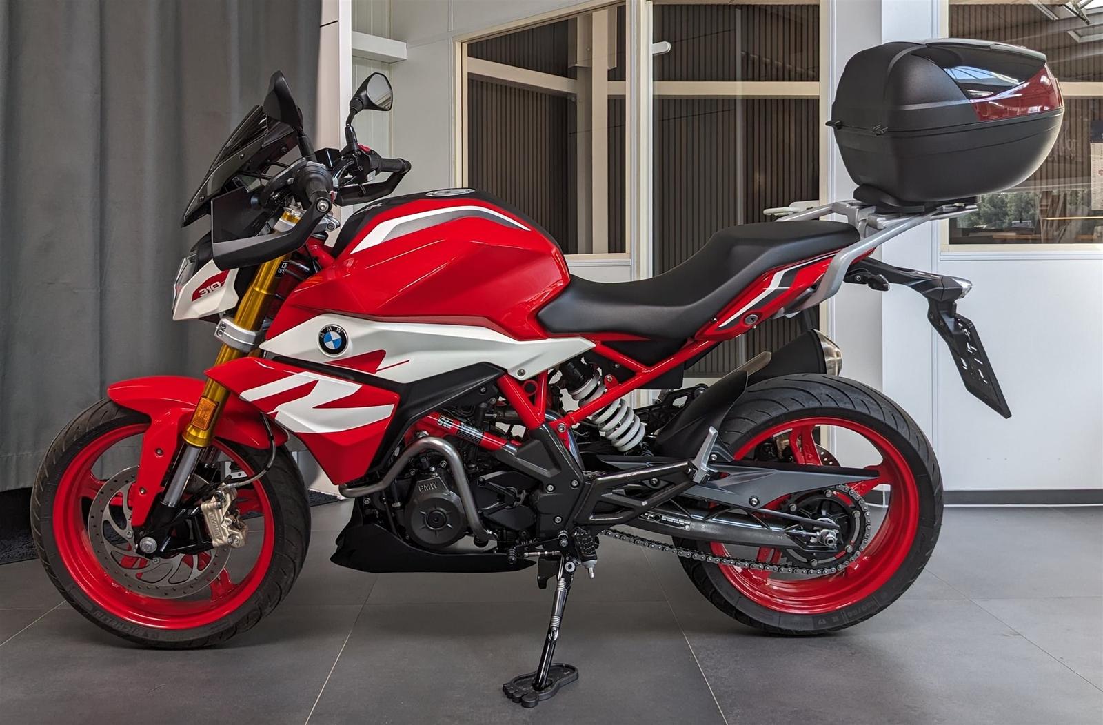 BMW G 310 R Sturzbügel Windschild Topcase