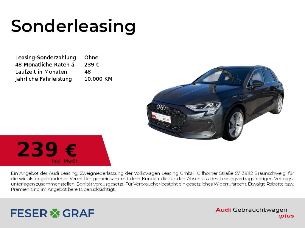 Audi A3 Sportback 30TFSI SHZ/Navi+/VC+/GRA