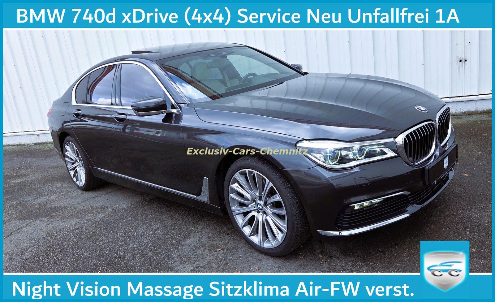BMW 740 d xDrive PANO Night Vision Sitzklima Massage