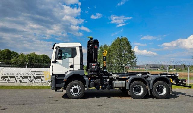 MAN TGS 33.480 Abrollkipper HYVA 20-47 FASSI 185-6