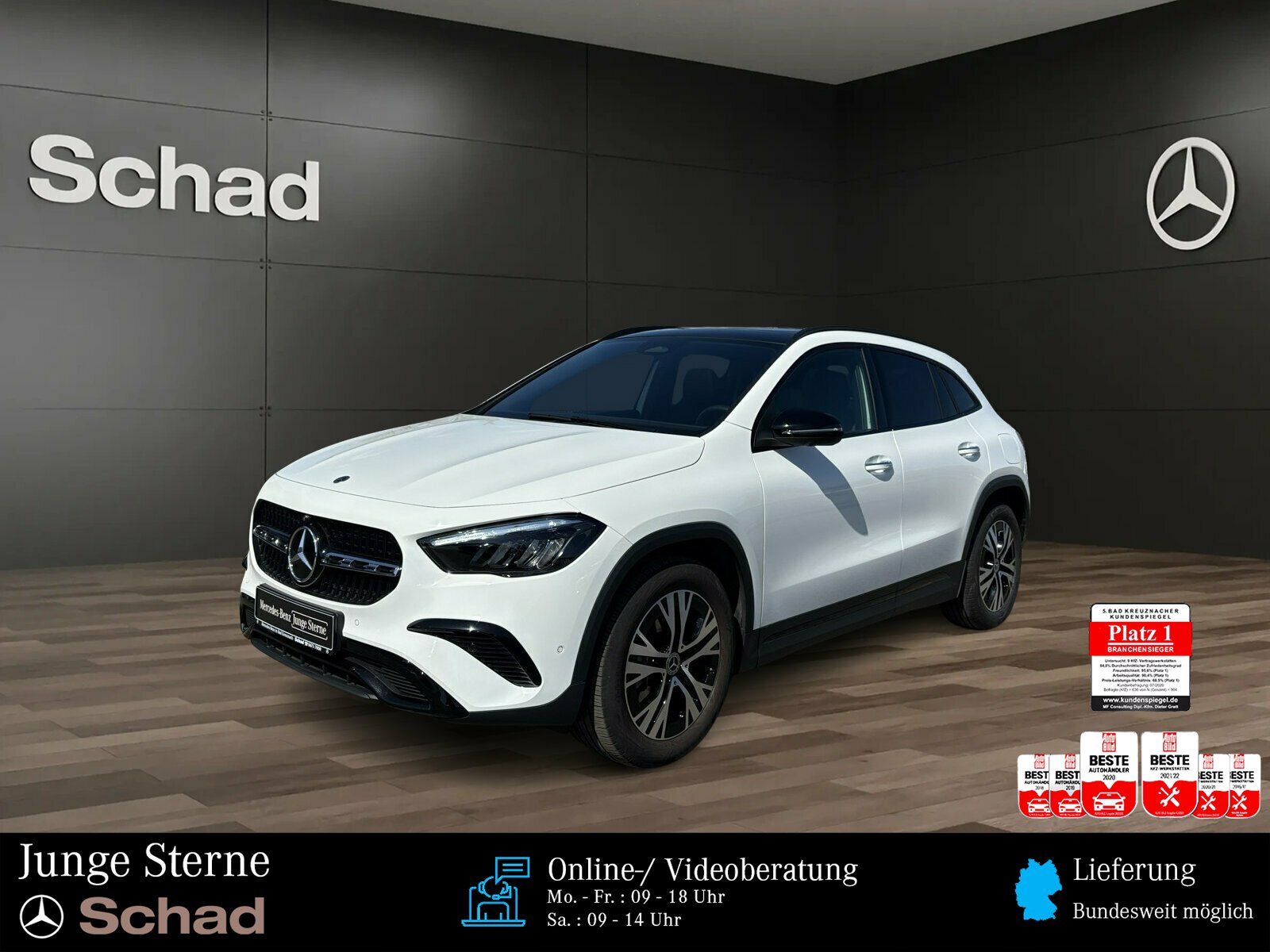 MERCEDES-BENZ GLA 200 PROGRESSIV NAVI+PANO+AHK+360+LED+KEYLESS