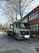 Mercedes-Benz Actros 1832,Dreiseitenipper mit Heckkran HIAB XS - Mercedes-Benz Actros 1832