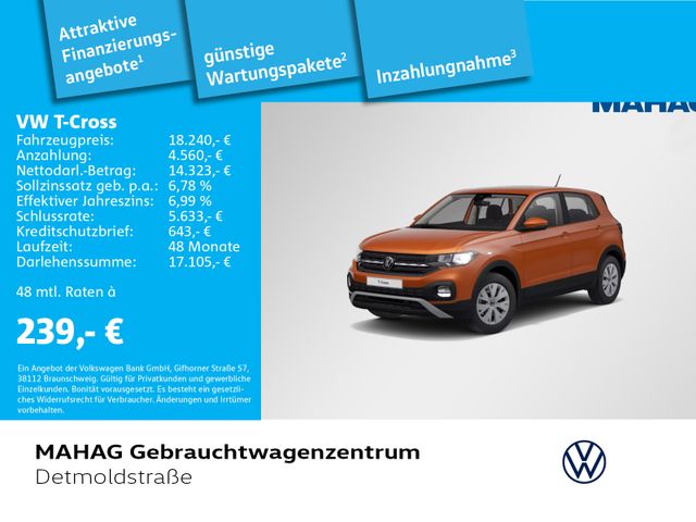 Volkswagen T-Cross 1.0 TSI Navi ParkPilot LaneAssist Blueto