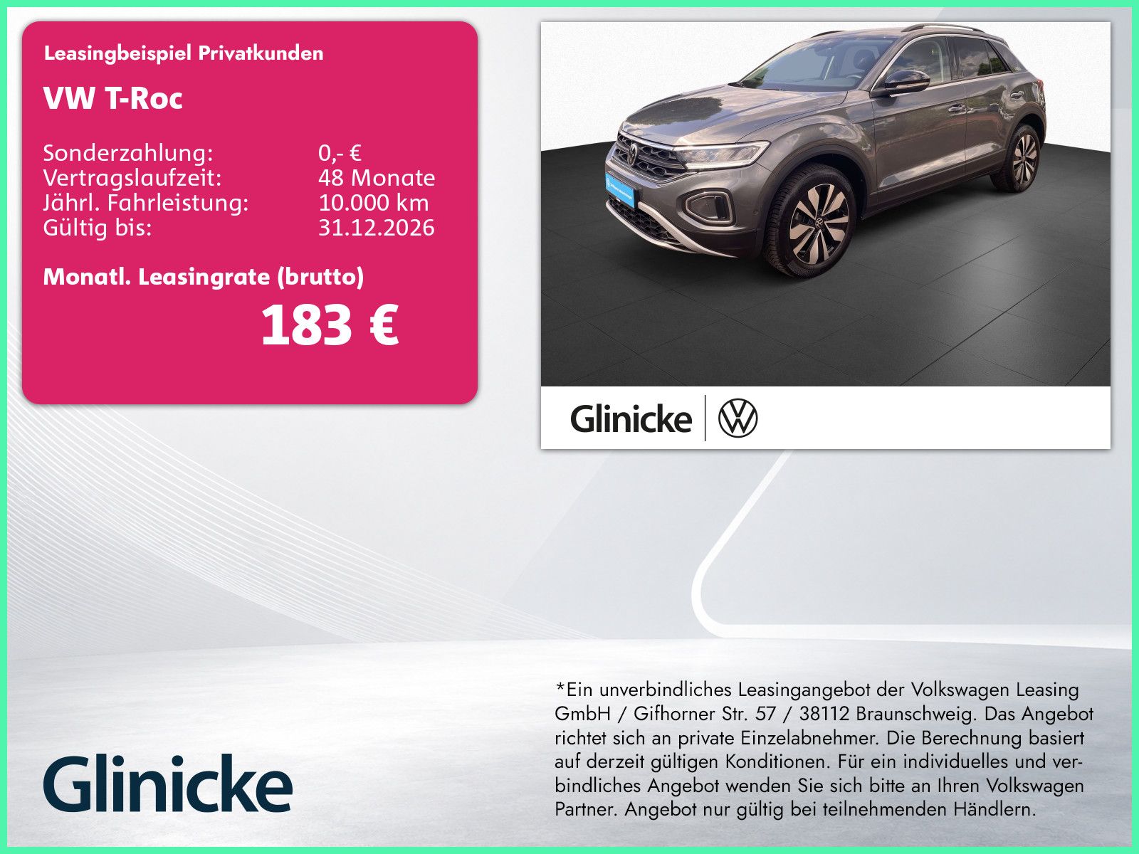 Volkswagen T-Roc 1.0TSI Goal Klima Navi LED ACC Sitzheizung