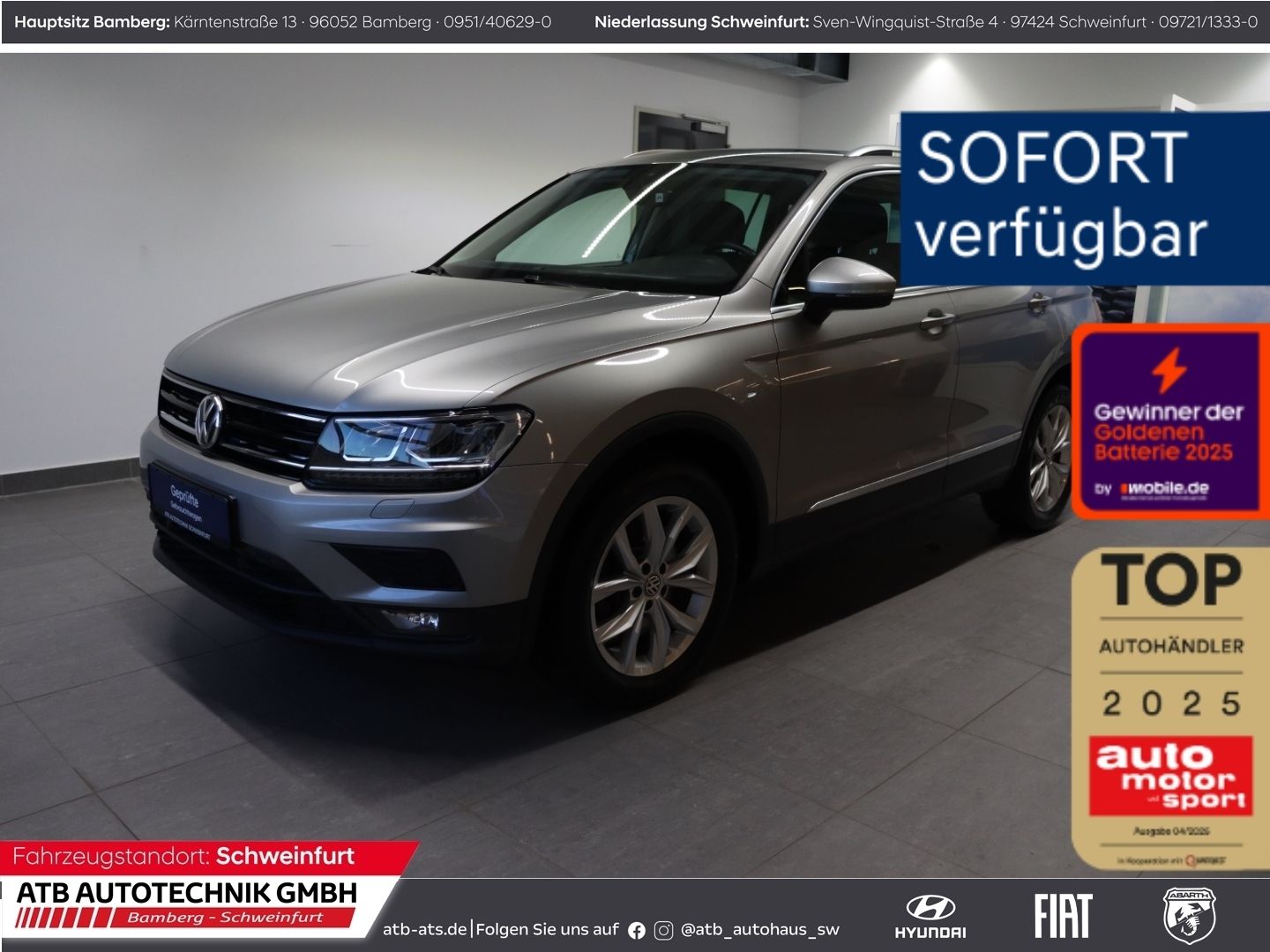 Fahrzeugabbildung Volkswagen Tiguan 2.0 TDI SCR Sound BMT Start-Stopp 4Motion